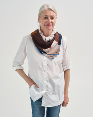 aloeuw silk square scarf