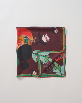 aloeuw silk square scarf