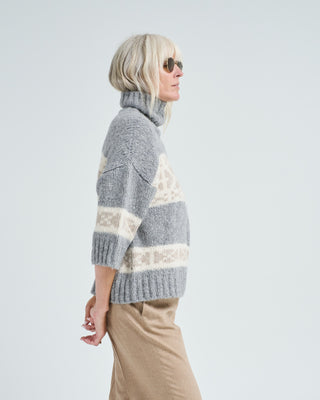 alpaca/mohair mouline sweater