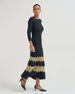 amaia long sleeve knit dress