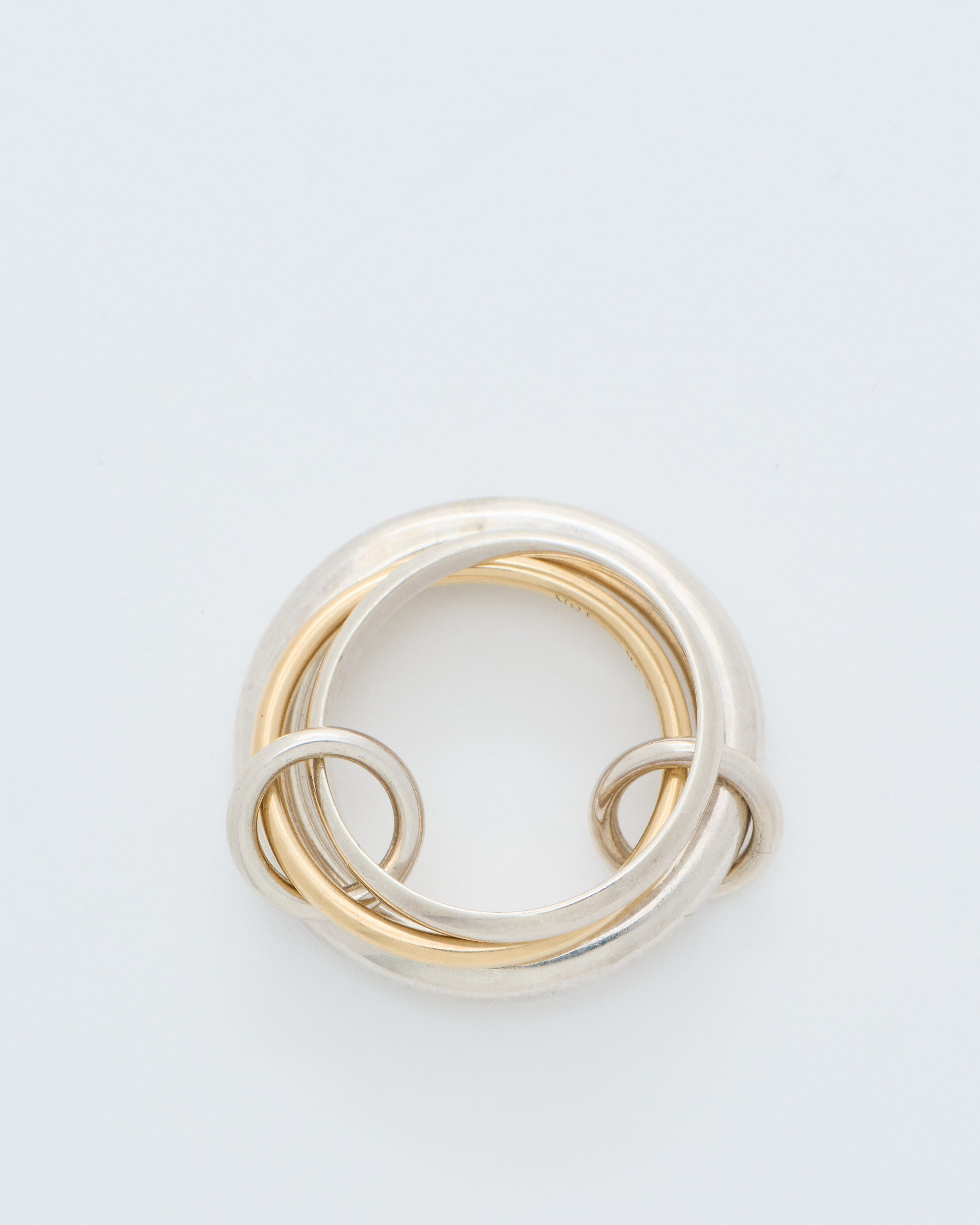 【Spinelli Kilcollin】Amaryllis スターリングシルバーリング Spinelli Kilcollin Amaryllis Silver And Yellow Gold