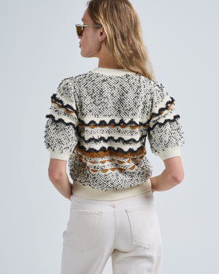 andira short sleeve knit top