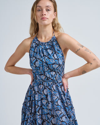 anelise halter midi dress