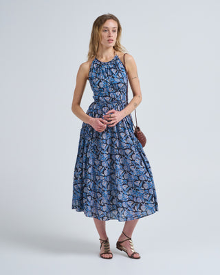 anelise halter midi dress