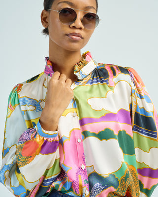 annabel aurora silk shirt