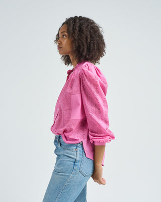 annabel fuchsia tile shirt