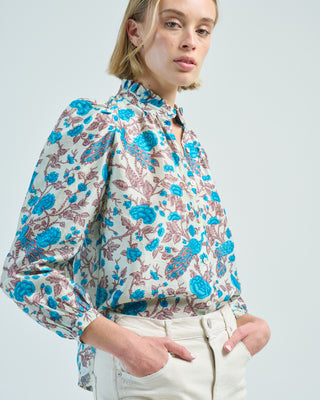 annabel peacock plume shirt