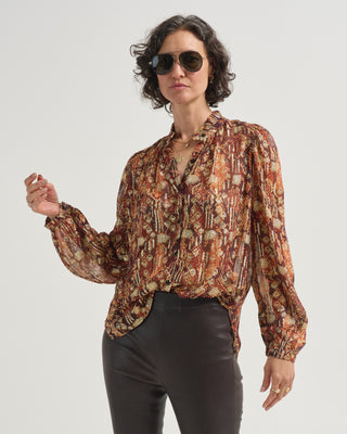 annabel topaz snakeskin shirt
