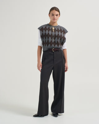 argyle vest