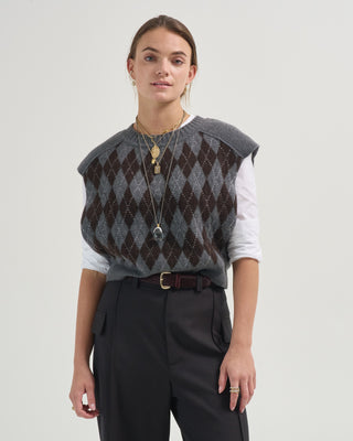 argyle vest