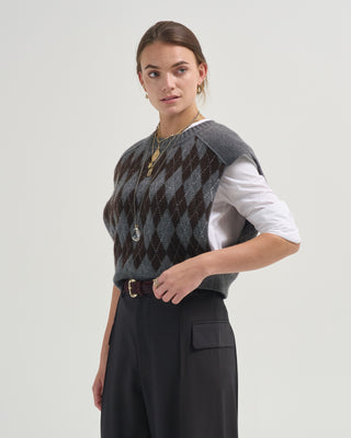 argyle vest