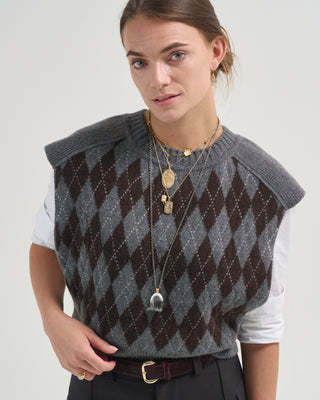 argyle vest