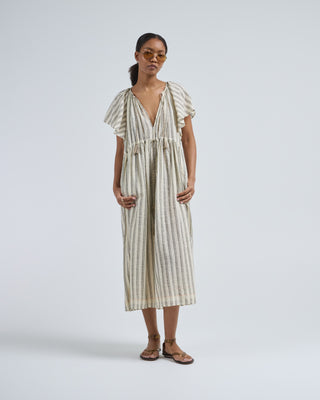 ariane striped dress coverup