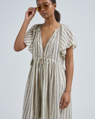 ariane striped dress coverup