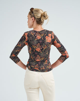 aris jersey long sleeve u-neck top