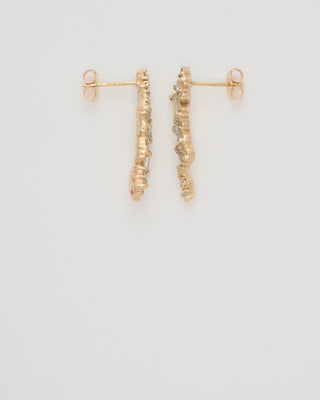armach mixed diamond scatter large stud earrings