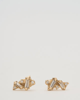 armach mixed diamond scatter medium stud earrings
