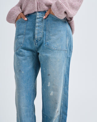 army style denim trouser regular