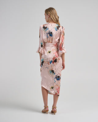 asymmetrical midi dress