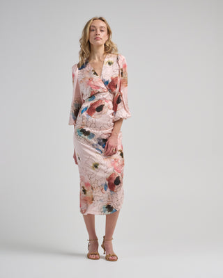 asymmetrical midi dress