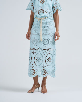 awaken embroidered skirt