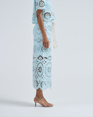 awaken embroidered skirt