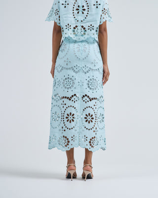 awaken embroidered skirt