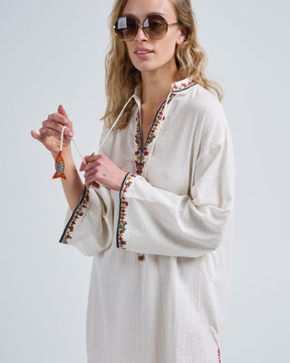 azo free cotton seersucker dress