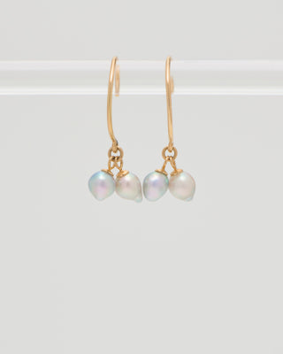 baby pearl hook earrings
