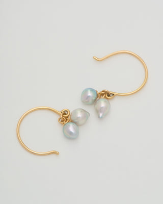 baby pearl hook earrings