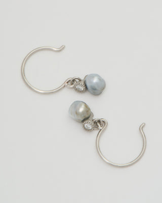 baby pearl hook earrings