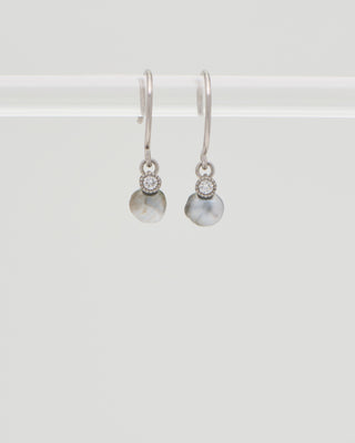 baby pearl hook earrings