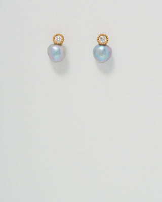 baby pearl stud earrings