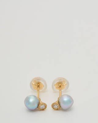 baby pearl stud earrings