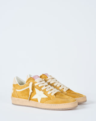 ballstar suede horsy heel