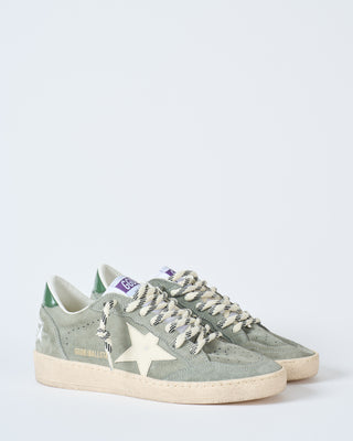 ballstar suede upper toe leather star and heel