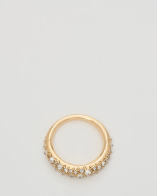 barbed diamond medium duomo ring