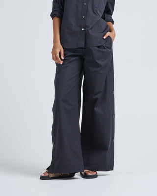 baxter side button pants
