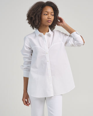 bias button-up shirt