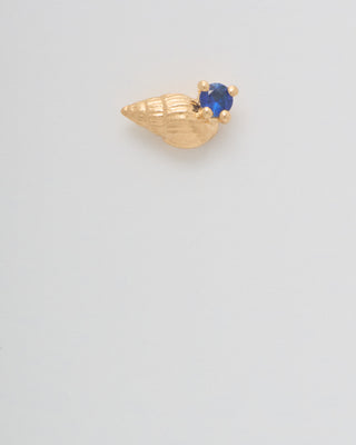 bitsy ursula stud with sapphire