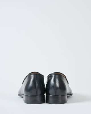 black calf penny loafer