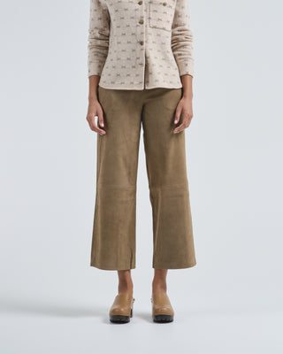 blair stretch suede pant