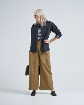 boiled wool shirt jacket