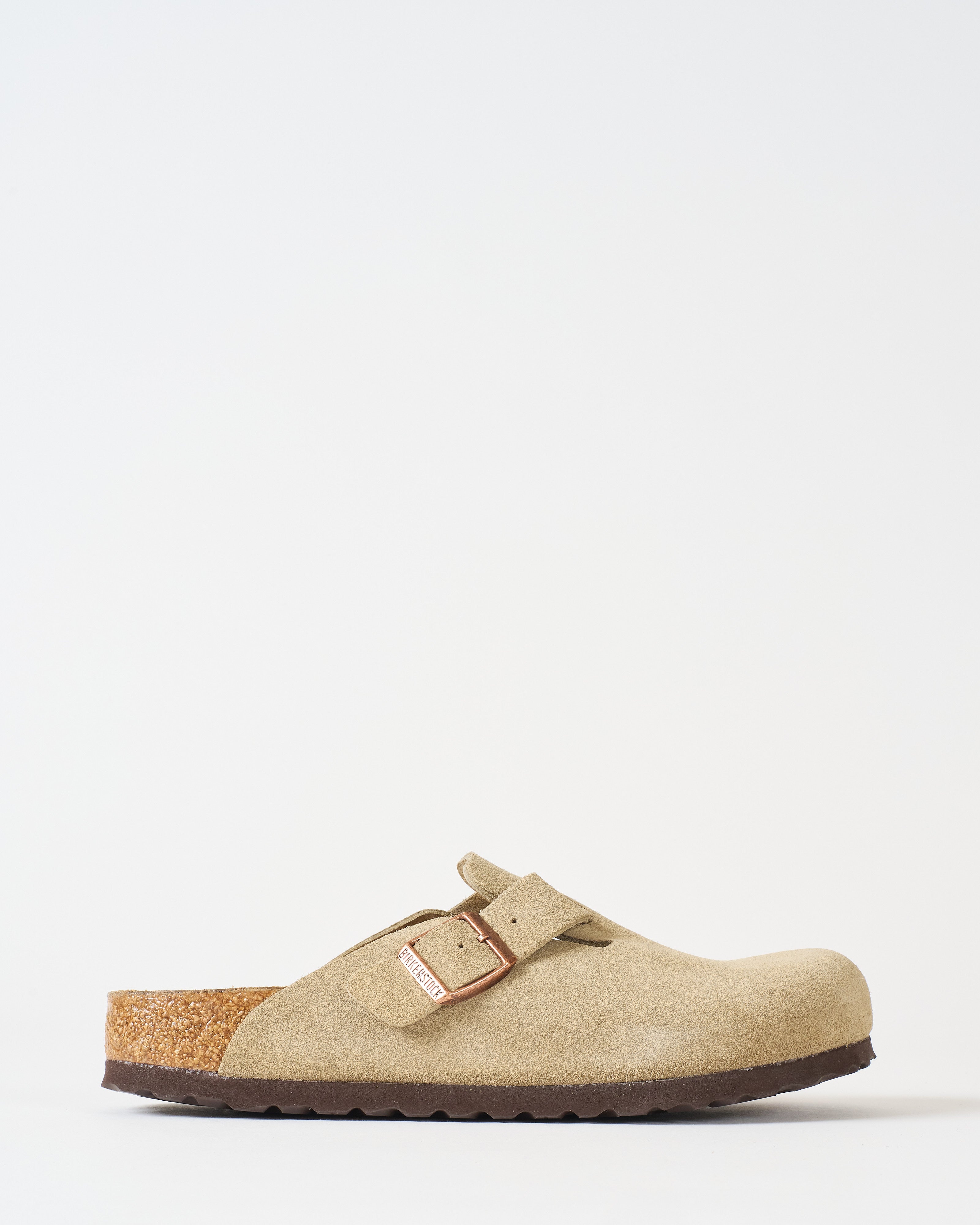 Birkenstock Boston Soft Footbed Taupe/Suede - Main Image