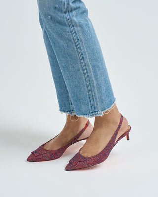 boucle slingback