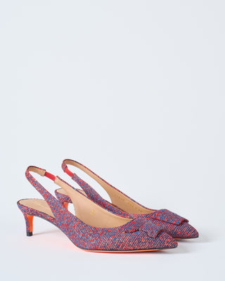 boucle slingback