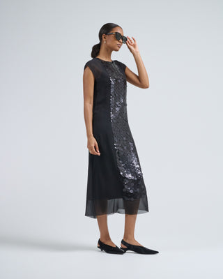 boulle sequin dress
