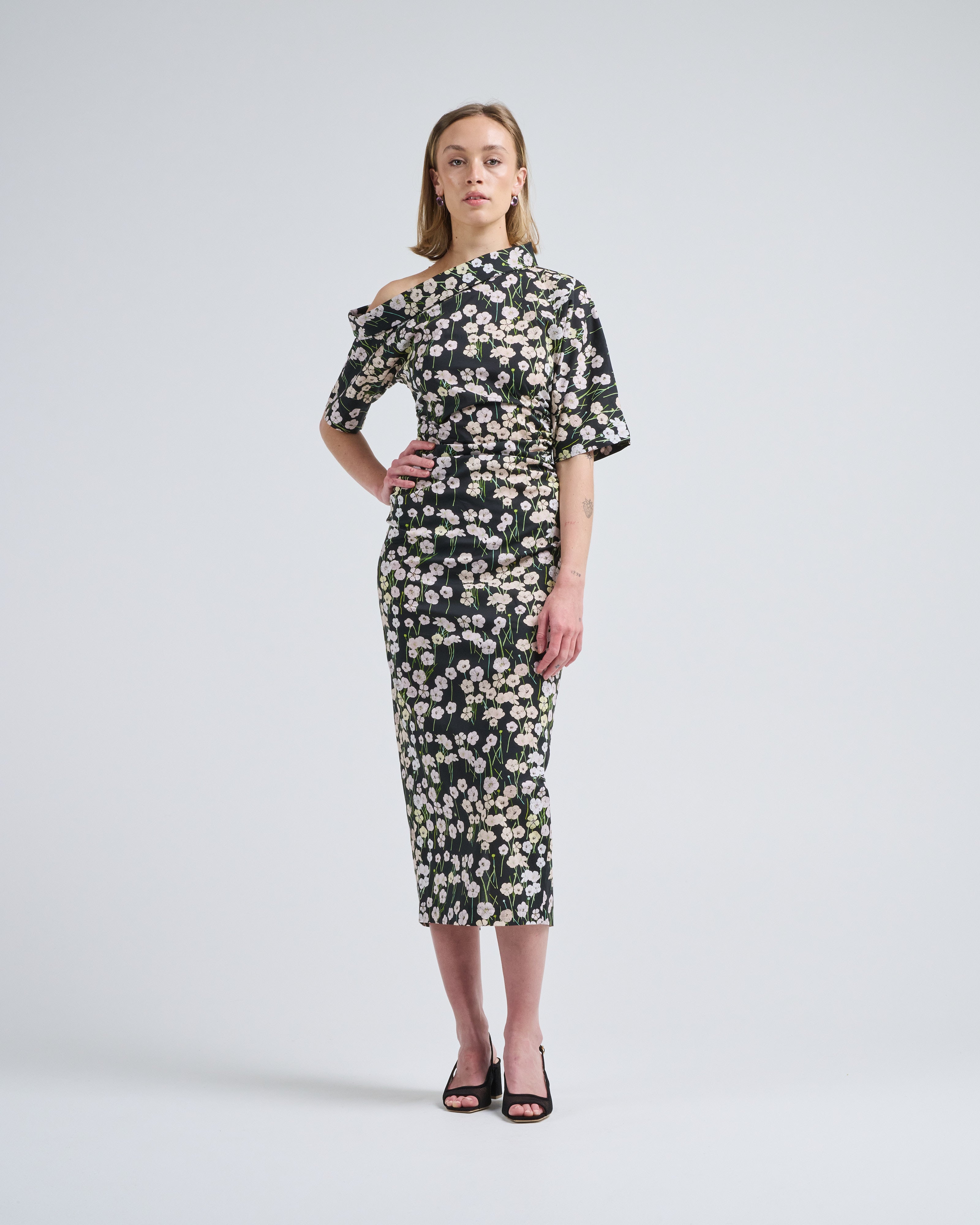 Bernadette Dress Bowery Buttercups - Black Bernadette Dress Bowery Buttercups - Black
