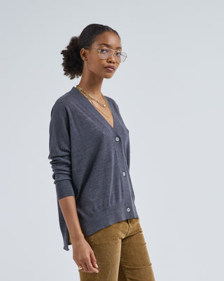 boxy merino cardigan