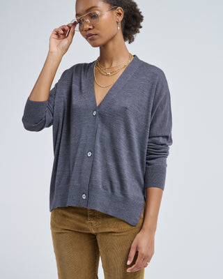 boxy merino cardigan